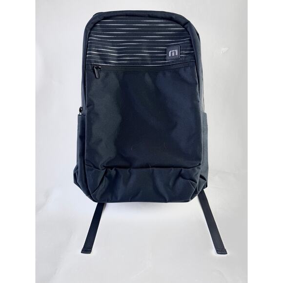 TravisMathew 22L Approach Backpack Black 15" Laptop Fleece Sunglasses Pocket - Picture 8 of 10